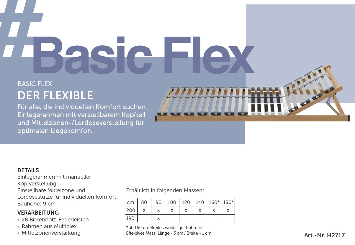 Lattenrost Basic Flex Basics by Bico Bico Basic